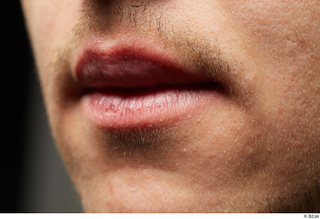 HD Face Skin Reece Bates face lips mouth skin pores…
